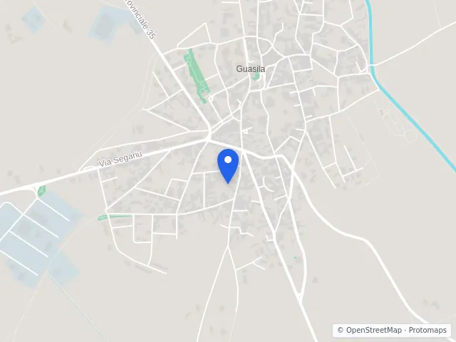 Mappa di Guasila, Sud Sardegna