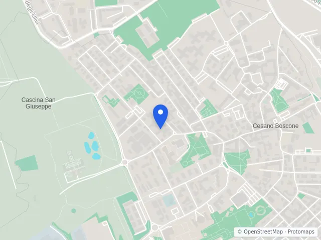 Mappa di Cesano Boscone, Milano