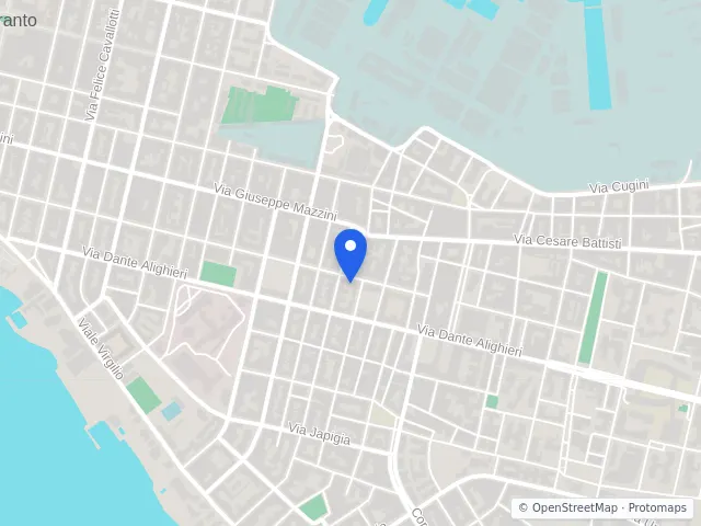 Mappa di Taranto
