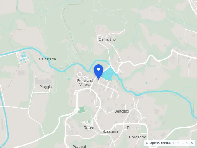 Mappa di Ferrera di Varese, Varese