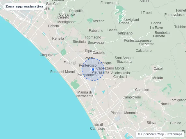 Mappa di Pietrasanta, Lucca