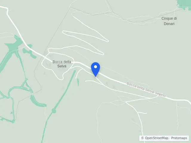 Mappa di Cusano Mutri, Benevento