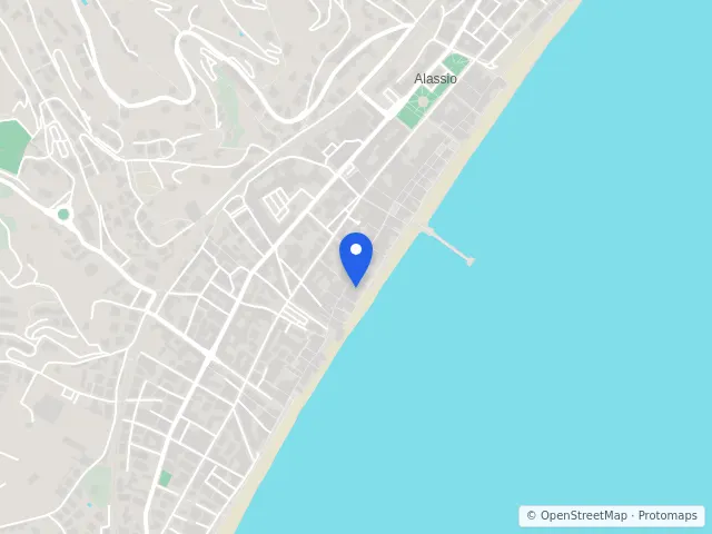 Mappa di Alassio, Savona