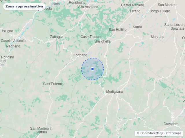 Mappa di Brisighella, Ravenna