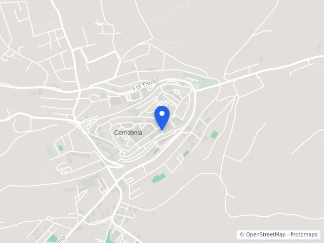 Mappa di Corridonia, Macerata