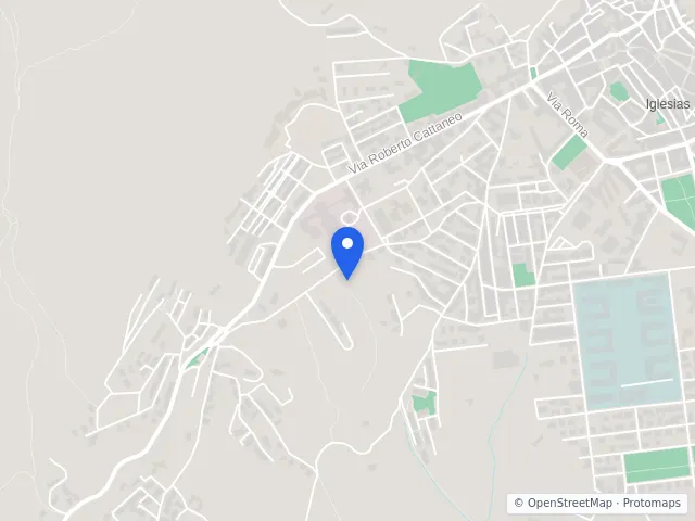 Mappa di Iglesias, Sud Sardegna