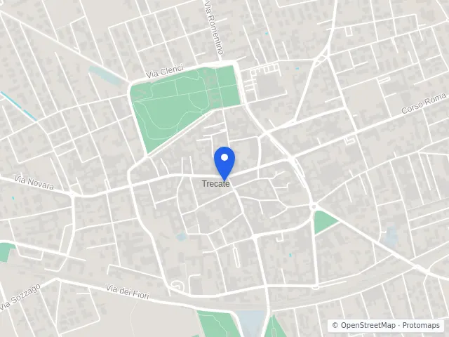 Mappa di Trecate, Novara