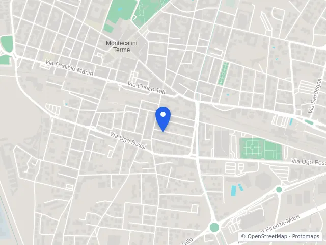 Mappa di Montecatini-Terme, Pistoia
