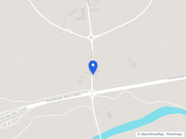 Mappa di Cherasco, Cuneo
