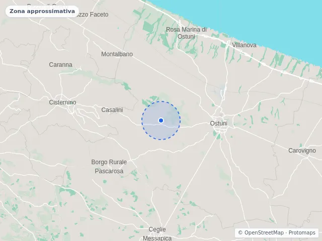 Mappa di Ostuni, Brindisi
