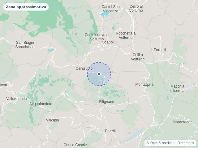 Mappa di Filignano, Isernia