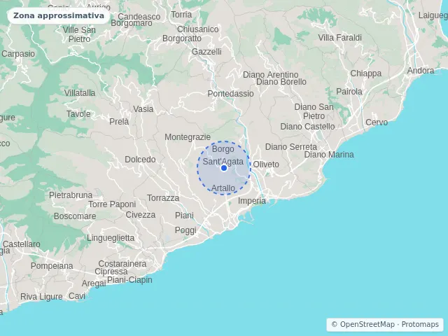 Mappa di Imperia