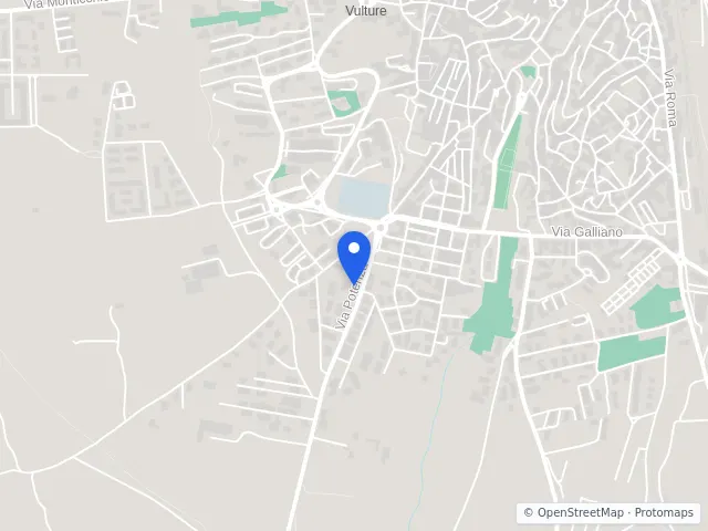 Mappa di Rionero in Vulture, Potenza