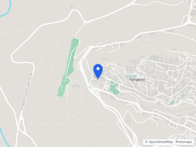 Mappa di Agrigento