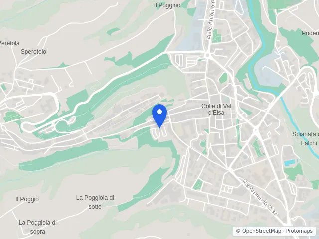 Mappa di Colle di Val d'Elsa, Siena