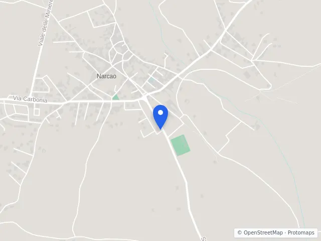 Mappa di Narcao, Sud Sardegna