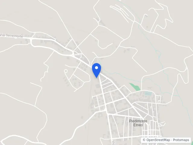 Mappa di Piedimonte Etneo, Catania