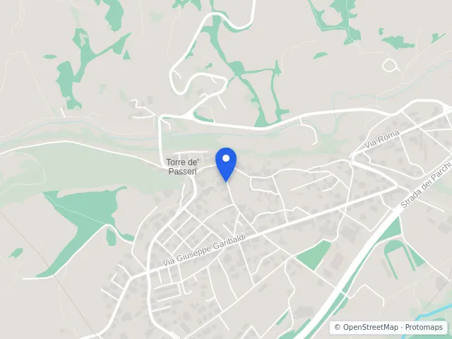 Mappa di Torre de' Passeri, Pescara
