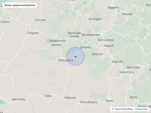 Mappa di Arcidosso, Grosseto