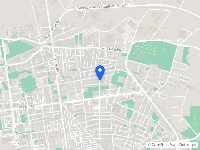 Mappa di Bagheria, Palermo