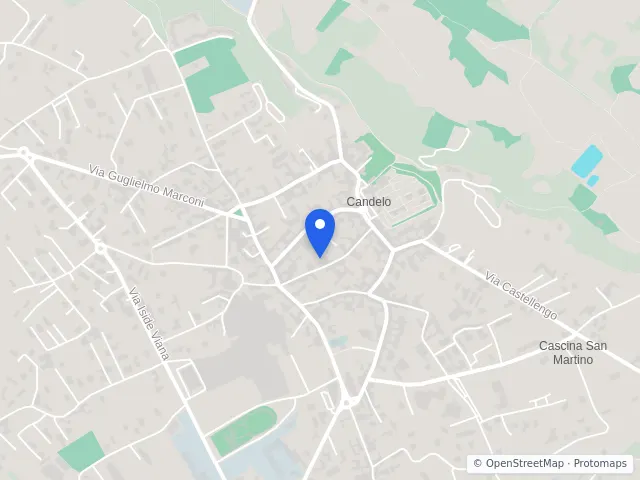 Mappa di Candelo, Biella