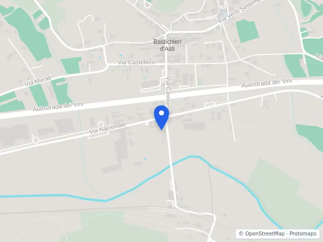 Mappa di Baldichieri d'Asti, Asti