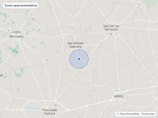 Mappa di San Michele Salentino, Brindisi
