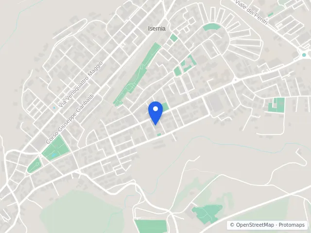 Mappa di Isernia