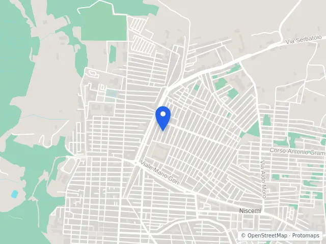 Mappa di Niscemi, Caltanissetta
