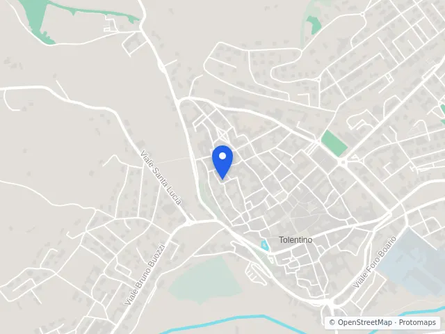 Mappa di Tolentino, Macerata