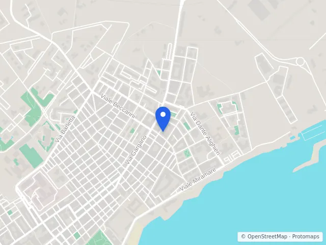 Mappa di Manfredonia, Foggia
