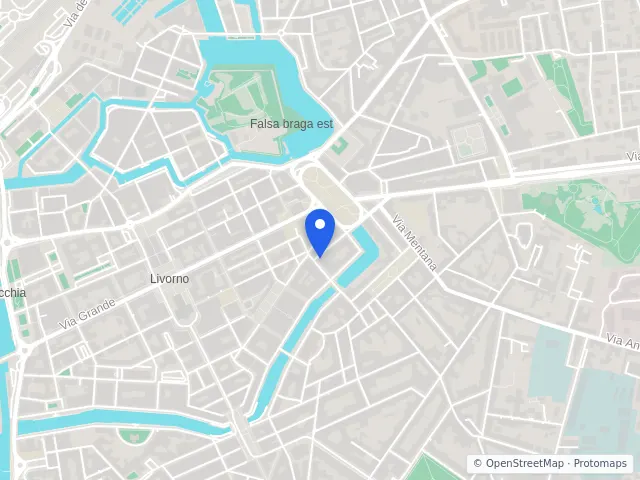 Mappa di Livorno