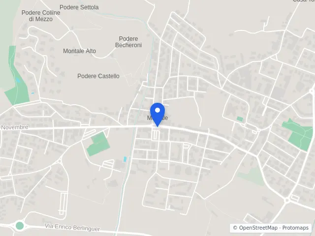 Mappa di Montale, Pistoia