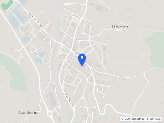 Mappa di Montevarchi, Arezzo