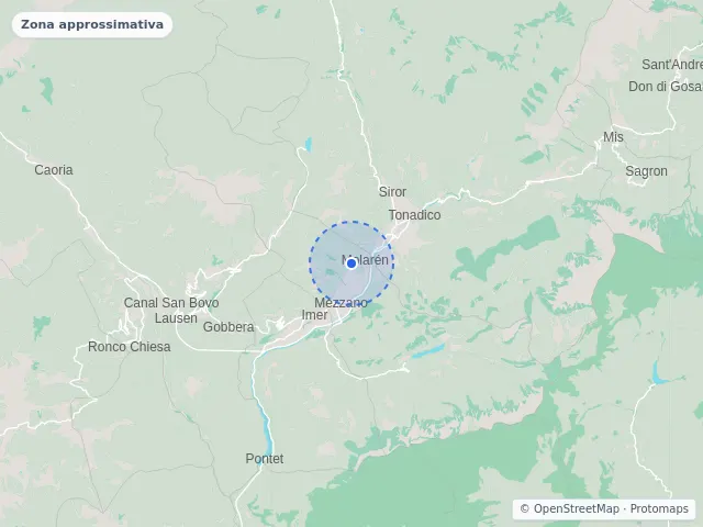 Mappa di Mezzano, Trento