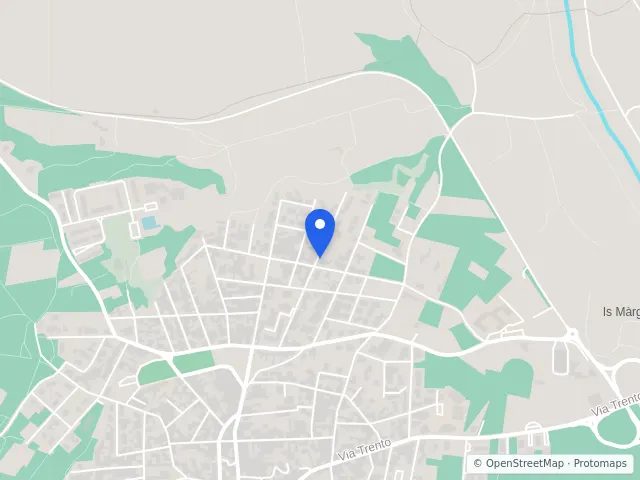 Mappa di Capoterra, Cagliari