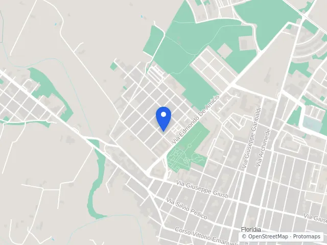 Mappa di Floridia, Siracusa