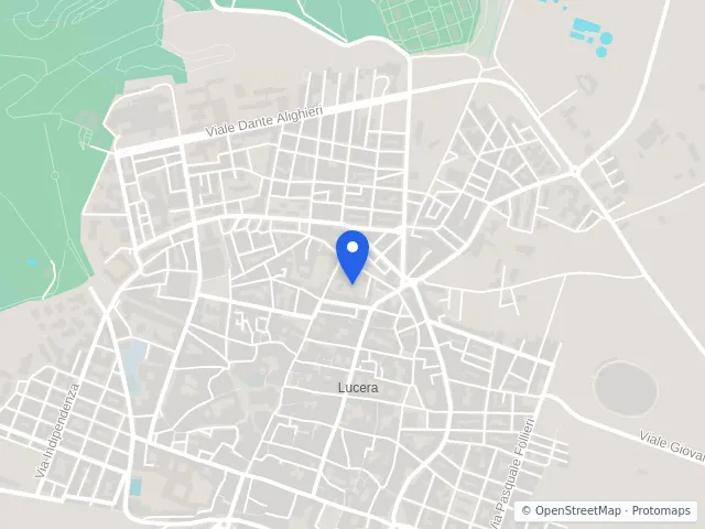 Mappa di Lucera, Foggia