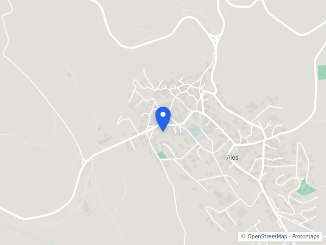 Mappa di Ales, Oristano