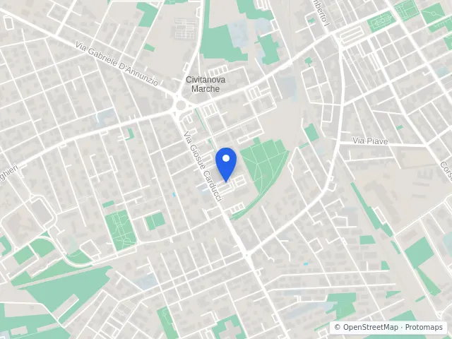 Mappa di Civitanova Marche, Macerata