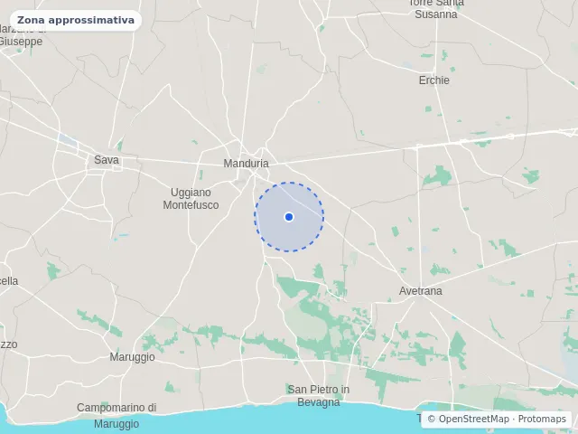 Mappa di Manduria, Taranto