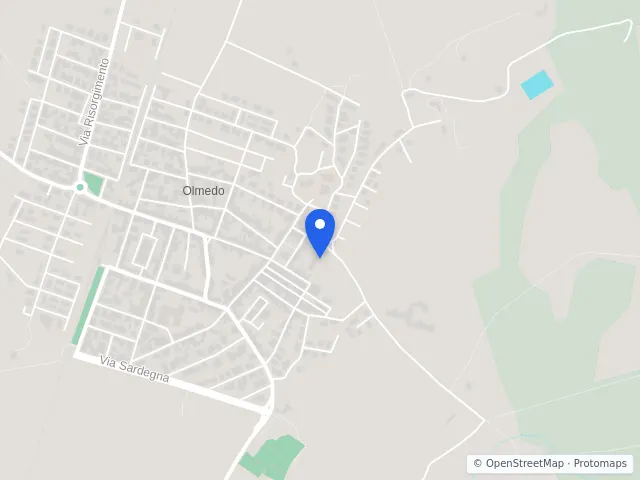 Mappa di Olmedo, Sassari