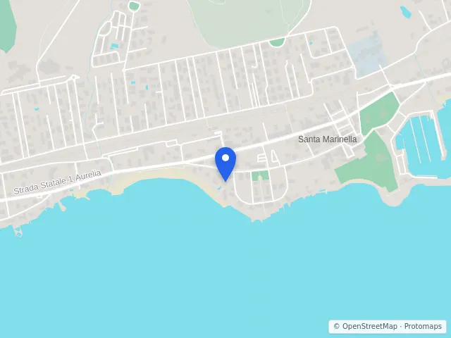 Mappa di Santa Marinella, Roma