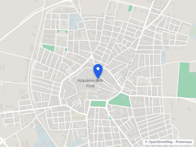 Mappa di Acquaviva delle Fonti, Bari