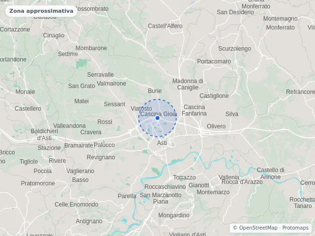 Mappa di Asti