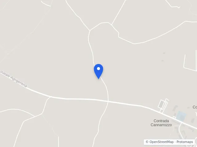 Mappa di Canicattì, Agrigento