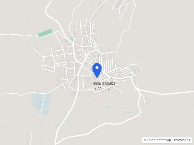 Mappa di Trinità d'Agultu e Vignola, Sassari