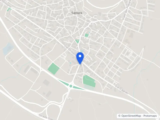 Mappa di Sardara, Sud Sardegna
