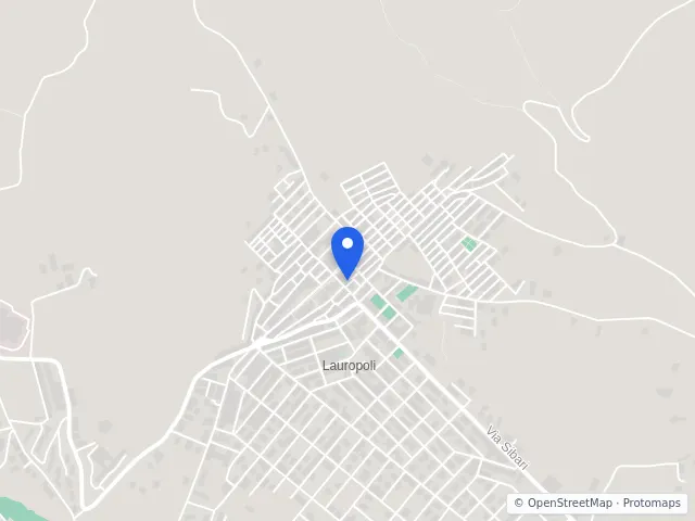 Mappa di Cassano all'Ionio, Cosenza