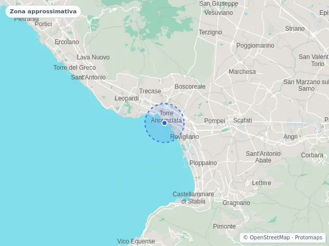 Mappa di Torre Annunziata, Napoli